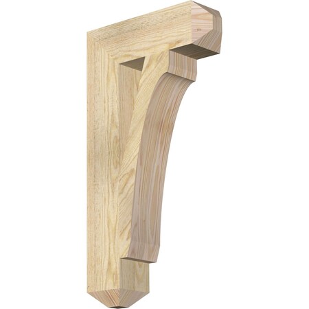 Ekena Millwork Legacy Craftsman Rough Sawn Bracket, Douglas Fir, 4"W x 14"D x 26"H BKT04X14X26LEC04RDF
